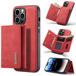 DG.MING M1 Series 3-Fold Multi Card Wallet custodia in pelle, For iPhone 14, For iPhone 14 Plus, For iPhone 14 Pro, For iPhone 14 Pro Max