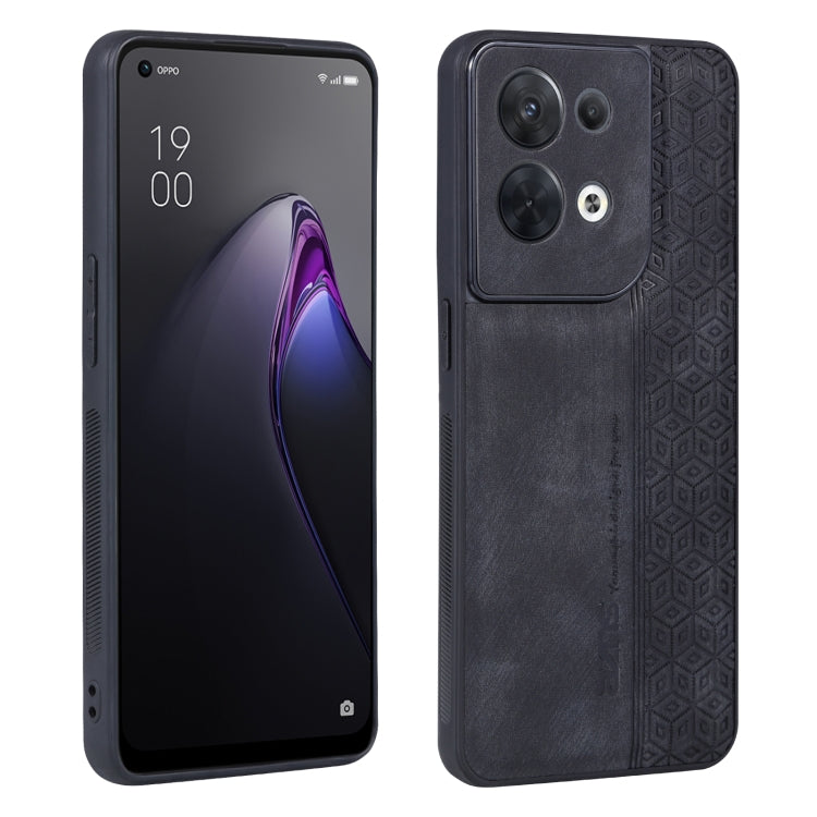 Custodia per telefono AZNS in pelle goffrata 3D, For OPPO Reno8, For OPPO Reno8 Pro, For OPPO Reno7 5G, For OPPO Reno7 Global