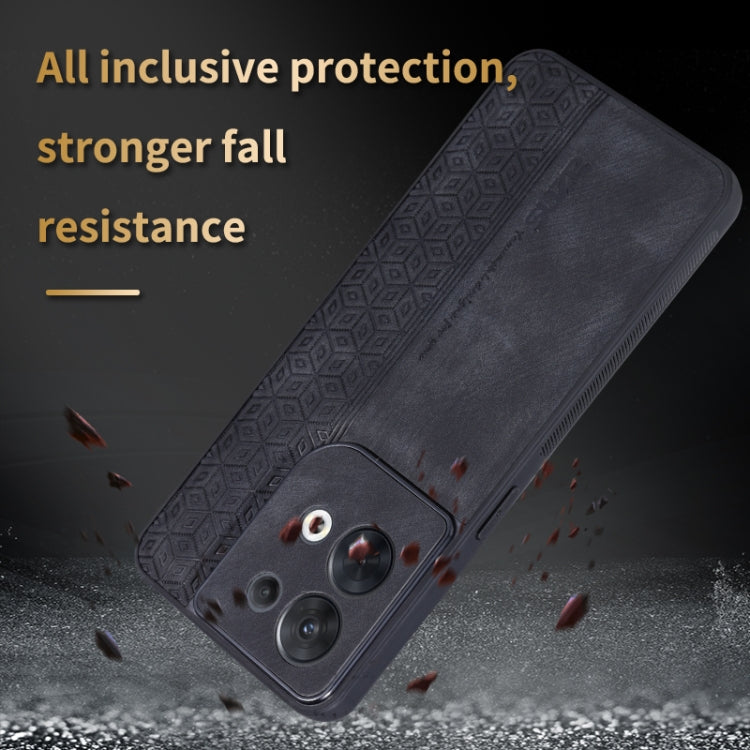 Custodia per telefono AZNS in pelle goffrata 3D, For OPPO Reno8, For OPPO Reno8 Pro, For OPPO Reno7 5G, For OPPO Reno7 Global