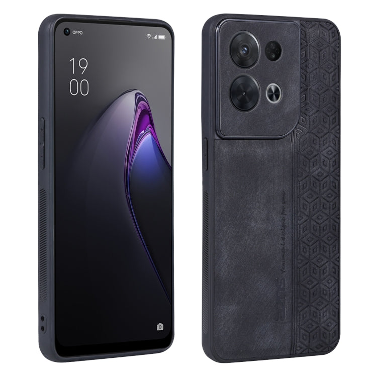 Custodia per telefono AZNS in pelle goffrata 3D, For OPPO Reno8, For OPPO Reno8 Pro, For OPPO Reno7 5G, For OPPO Reno7 Global