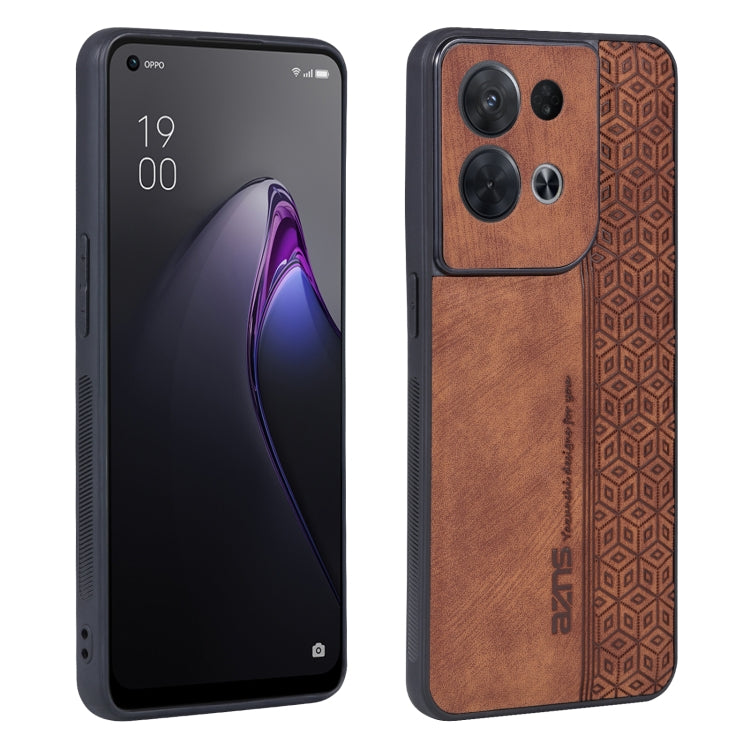 Custodia per telefono AZNS in pelle goffrata 3D, For OPPO Reno8, For OPPO Reno8 Pro, For OPPO Reno7 5G, For OPPO Reno7 Global