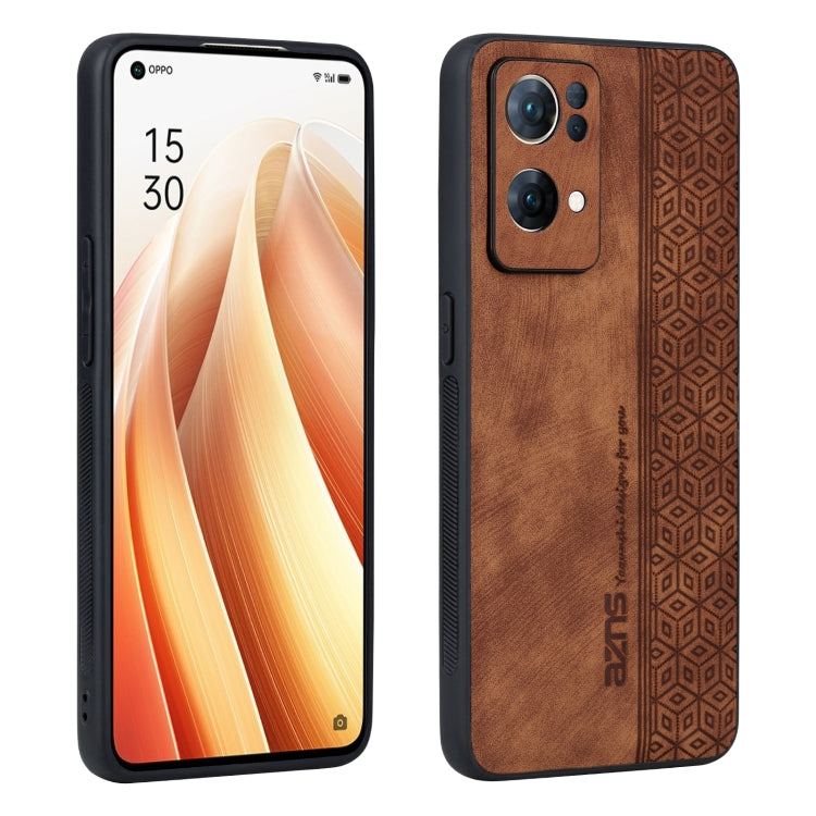 Custodia per telefono AZNS in pelle goffrata 3D, For OPPO Reno7 Pro 5G, For OPPO Reno7 SE 5G, For OPPO K10 5G, For OPPO A57 5G / A77 5G / Realme Q5i / V23