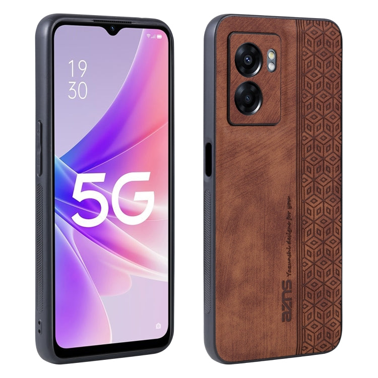 Custodia per telefono AZNS in pelle goffrata 3D, For OPPO Reno7 Pro 5G, For OPPO Reno7 SE 5G, For OPPO K10 5G, For OPPO A57 5G / A77 5G / Realme Q5i / V23