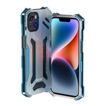 Custodia per telefono in metallo con armatura antiurto R-JUST RJ17, For iPhone 14, For iPhone 14 Plus, For iPhone 14 Pro, For iPhone 14 Pro Max