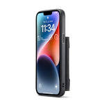 DG.MING M2 Series 3-Fold Card Bag Custodia in pelle magnetica, For iPhone 14, For iPhone 14 Plus, For iPhone 14 Pro, For iPhone 14 Pro Max