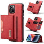 DG.MING M2 Series 3-Fold Card Bag Custodia in pelle magnetica, For iPhone 14, For iPhone 14 Plus, For iPhone 14 Pro, For iPhone 14 Pro Max