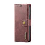 Custodia in pelle magnetica staccabile DG.MING Crazy Horse Texture, For iPhone 14, For iPhone 14 Plus, For iPhone 14 Pro, For iPhone 14 Pro Max