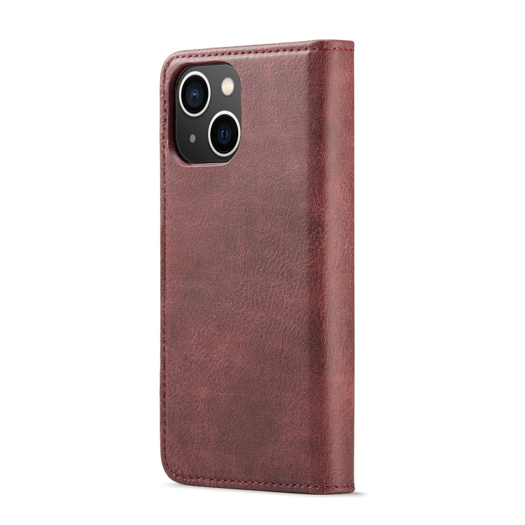 Custodia in pelle magnetica staccabile DG.MING Crazy Horse Texture, For iPhone 14, For iPhone 14 Plus, For iPhone 14 Pro, For iPhone 14 Pro Max