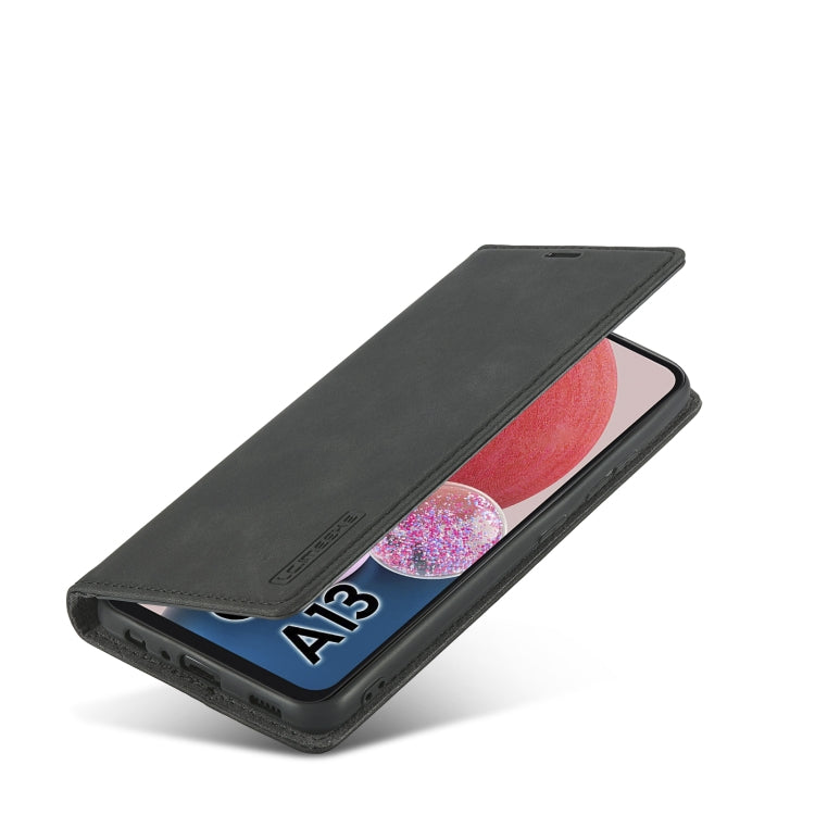 LC.IMEEKE Forte magnetismo Custodia in pelle opaca ultrasottile, For Samsung Galaxy A13 4G/5G