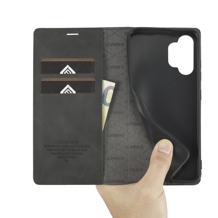 LC.IMEEKE Forte magnetismo Custodia in pelle opaca ultrasottile, For Samsung Galaxy A13 4G/5G