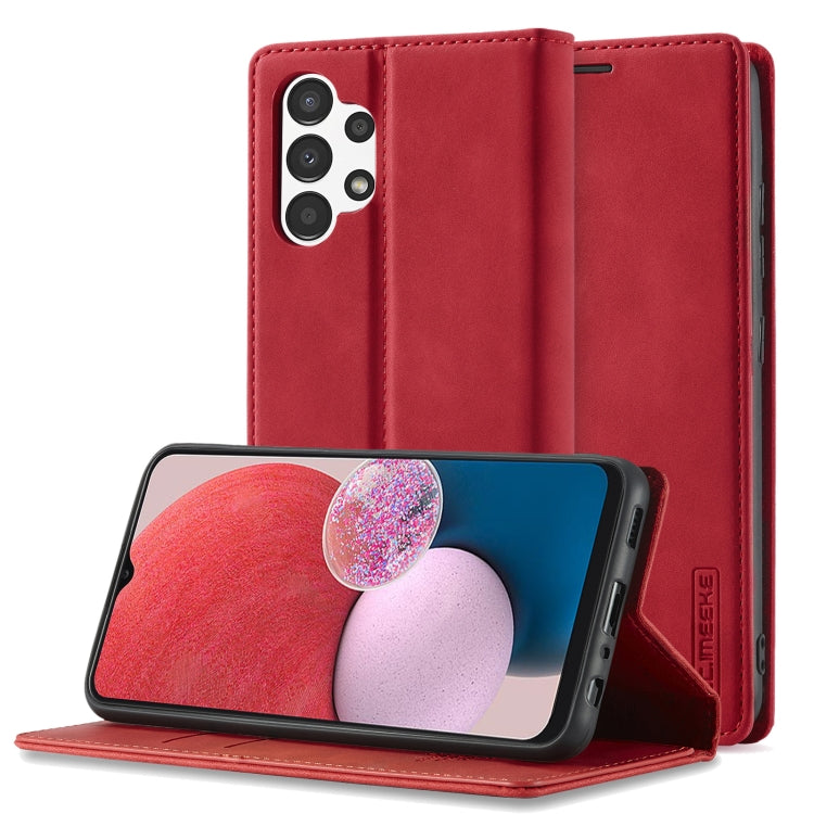 LC.IMEEKE Forte magnetismo Custodia in pelle opaca ultrasottile, For Samsung Galaxy A13 4G/5G