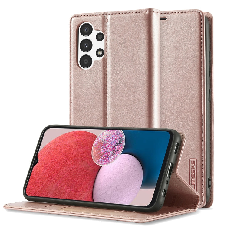 LC.IMEEKE Forte magnetismo Custodia in pelle opaca ultrasottile, For Samsung Galaxy A13 4G/5G