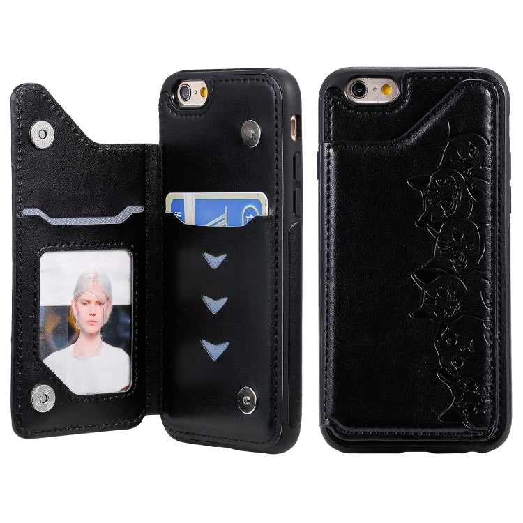 Custodia Gatti per iPhone 6, 7 e 8 con slot carte