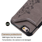 Custodia Gatti per iPhone 6, 7 e 8 con slot carte