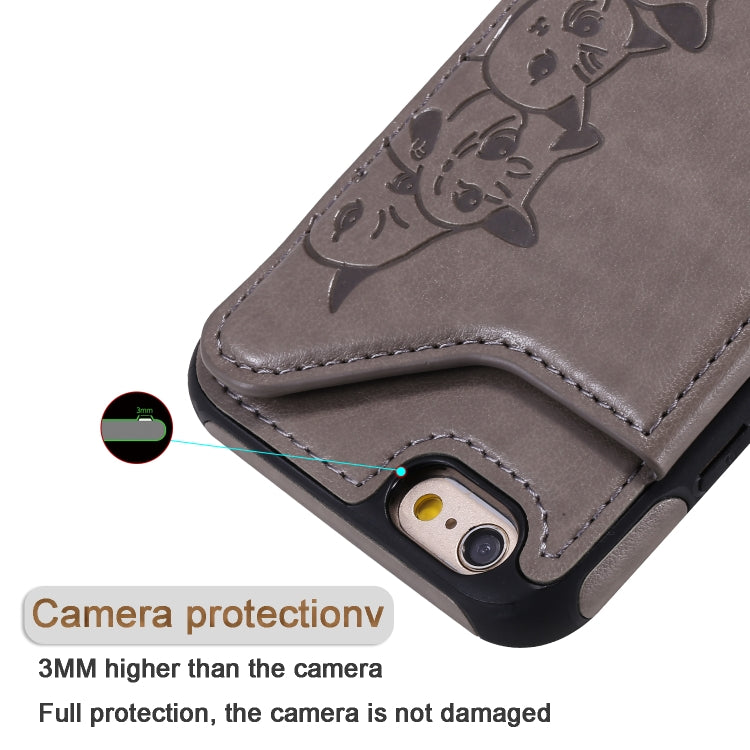 Custodia Gatti per iPhone 6, 7 e 8 con slot carte