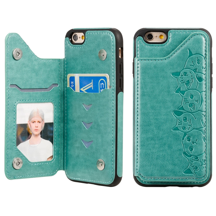 Custodia Gatti per iPhone 6, 7 e 8 con slot carte