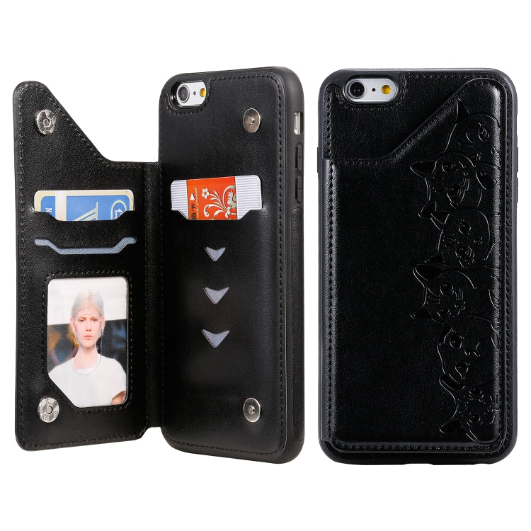 Custodia Gatti per iPhone 6, 7 e 8 con slot carte