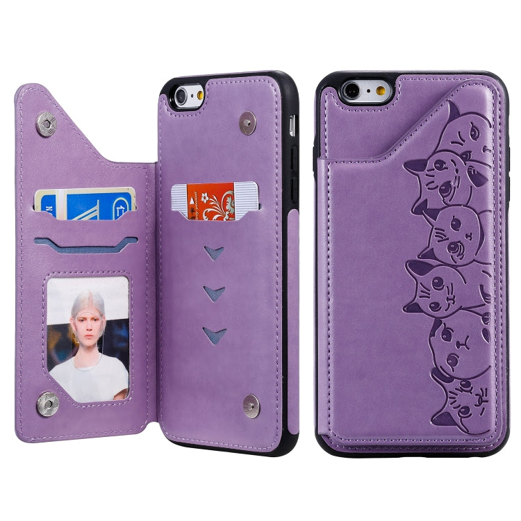 Custodia Gatti per iPhone 6, 7 e 8 con slot carte