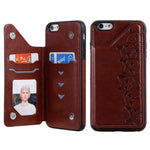 Custodia Gatti per iPhone 6, 7 e 8 con slot carte