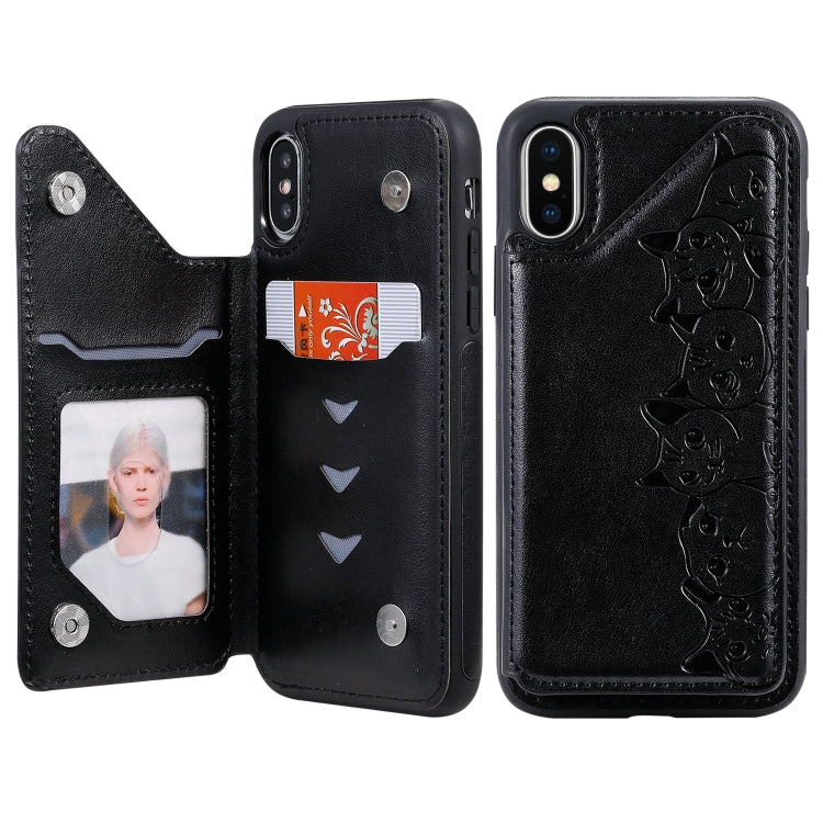 Custodia Gatti con slot carte per iPhone 11 Pro e iPhone X