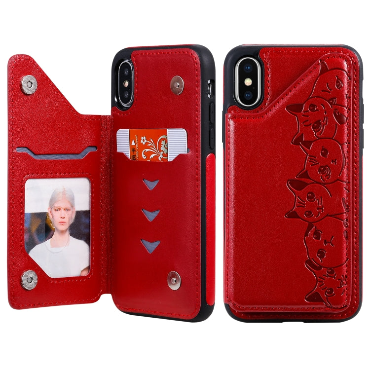Custodia Gatti con slot carte per iPhone 11 Pro e iPhone X