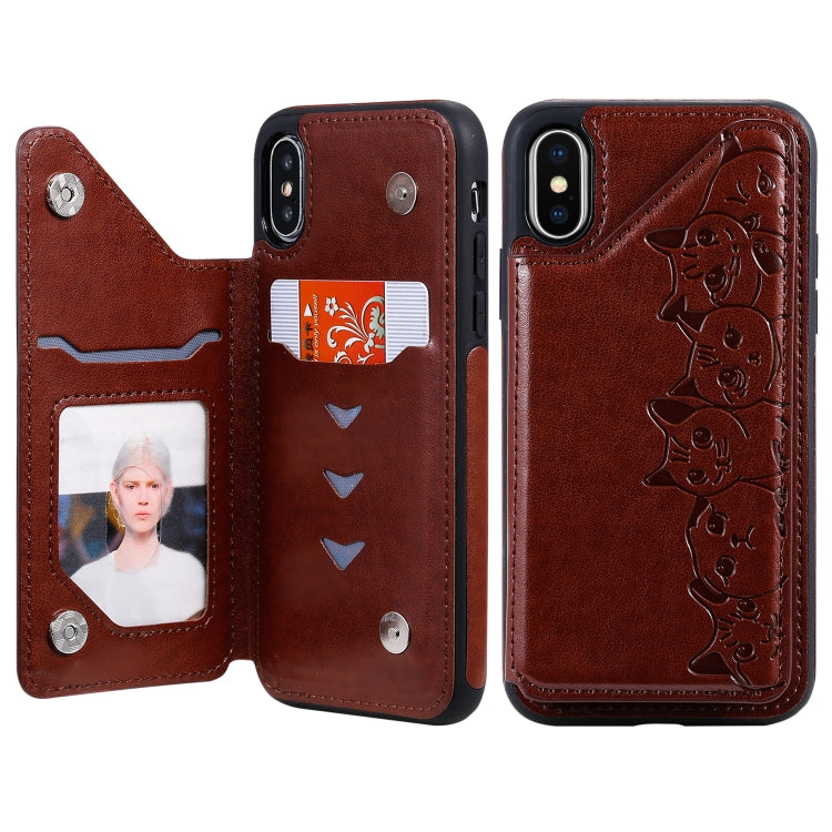 Custodia Gatti con slot carte per iPhone 11 Pro e iPhone X