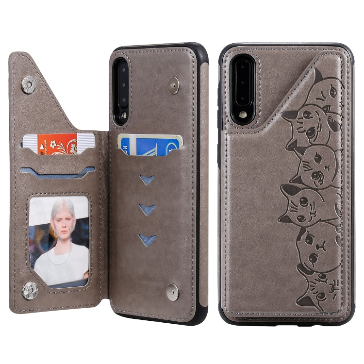 Custodia protettiva con motivo gatti per iPhone XS Max e Galaxy A