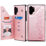Custodia portafoglio con motivo sei gatti per Galaxy S10