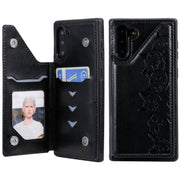 Custodia portafoglio Samsung con motivo gatti e slot carte