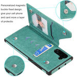 Custodia portafoglio Samsung con motivo gatti e slot carte