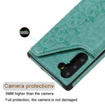 Custodia portafoglio Samsung con motivo gatti e slot carte