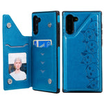 Custodia portafoglio Samsung con motivo gatti e slot carte