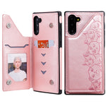 Custodia portafoglio Samsung con motivo gatti e slot carte