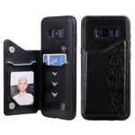 Custodia portafoglio Samsung con motivo gatti e slot carte