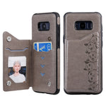 Custodia portafoglio Samsung con motivo gatti e slot carte