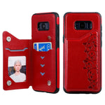 Custodia portafoglio Samsung con motivo gatti e slot carte