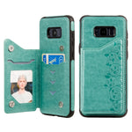 Custodia portafoglio Samsung con motivo gatti e slot carte