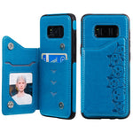 Custodia portafoglio Samsung con motivo gatti e slot carte
