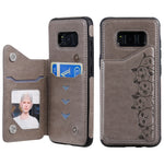 Custodia portafoglio Samsung con motivo gatti e slot carte