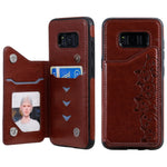 Custodia portafoglio Samsung con motivo gatti e slot carte