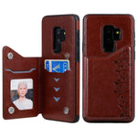 Custodia portafoglio motivo gatti per Galaxy S8, S8+, S9+