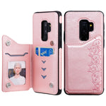 Custodia portafoglio motivo gatti per Galaxy S8, S8+, S9+