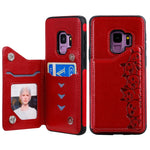 Custodia portafoglio motivo gatti per Galaxy S8, S8+, S9+