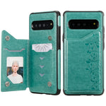 Custodia portafoglio motivo gatti per Galaxy S8, S8+, S9+