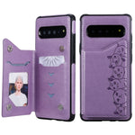 Custodia portafoglio motivo gatti per Galaxy S8, S8+, S9+