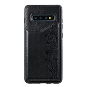 Custodia portafoglio con motivo gatti per Galaxy S9 e S10