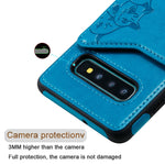 Custodia portafoglio motivo gatti per Galaxy S9 e S10