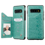 Custodia portafoglio motivo gatti per Galaxy S9 e S10
