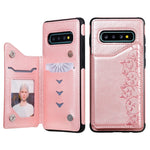 Custodia portafoglio motivo gatti per Galaxy S9 e S10