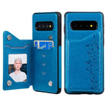 Custodia portafoglio motivo gatti per Galaxy S9 e S10